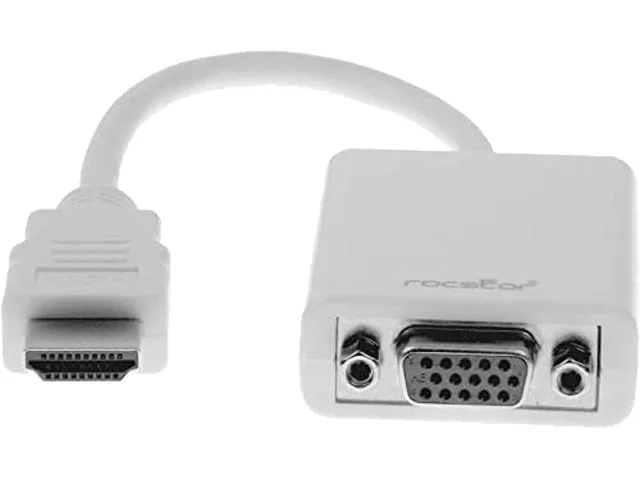 Rocstor Rocstor Y10C119-W1 HDMI to VGA adapter 6 in — product photo