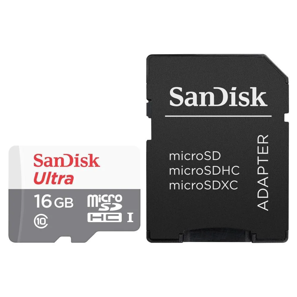 SanDisk SanDisk Ultra microSDXC 16 GB Class 10 80 MB/s with adapter — product photo