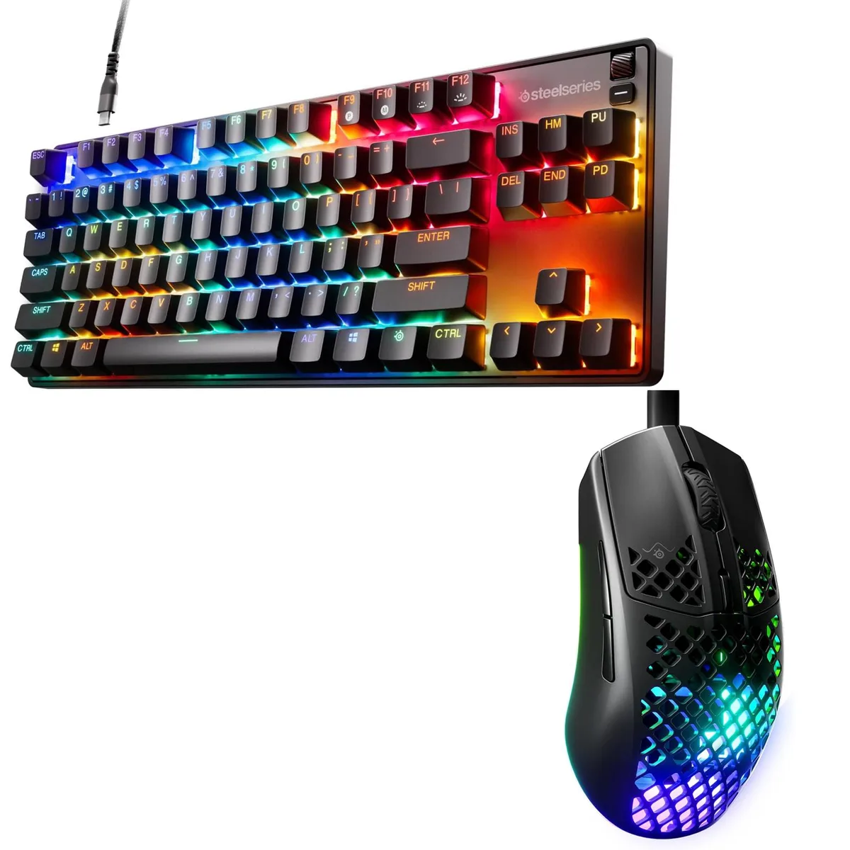 SteelSeries SteelSeries Apex 9 TKL OptiPoint 1mm/1.5mm Aerox 3 59g gaming keyboard — product photo