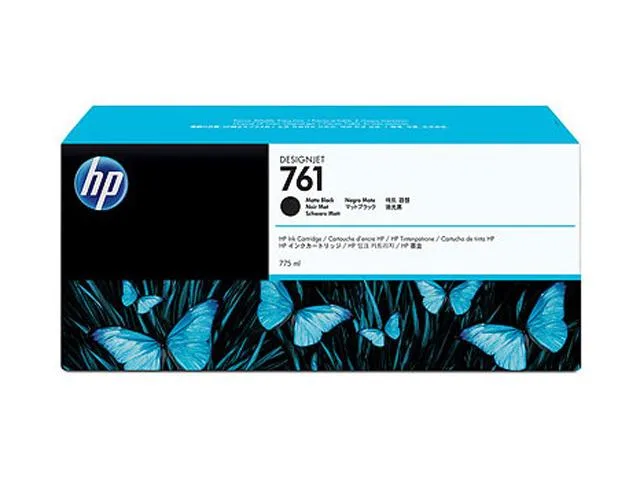 HP HP 761 Matte Black Ink Cartridge CM997A 775 ml — product photo