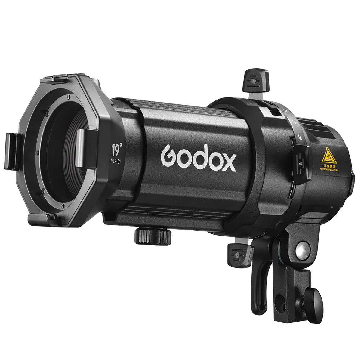 Godox Photo Equipment Co. Ltd Godox Projection Attachment 19° Lens for ML30 ML60 Black — product photo