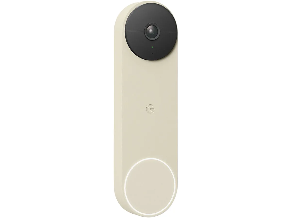 Google Google Nest Doorbell GA03013-US Linen 960 x 1280 30 fps 145° 10' Night Vision Battery — product photo