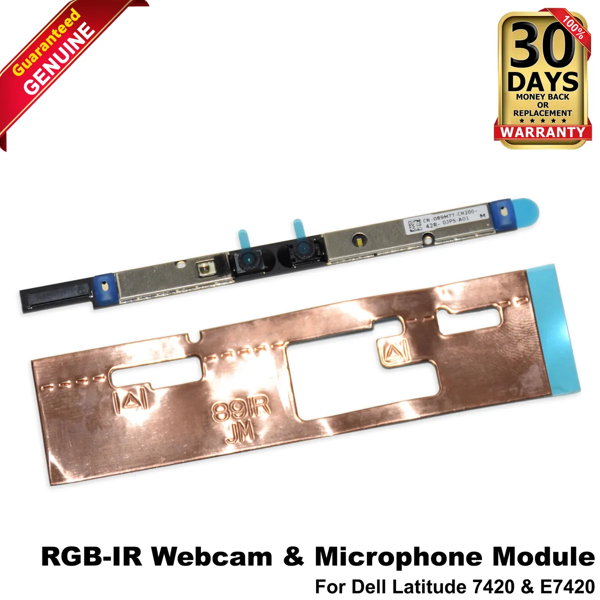 DELL DELL Latitude 7420 E7420 Webcam Microphone Module RGB-IR 89MTT — product photo