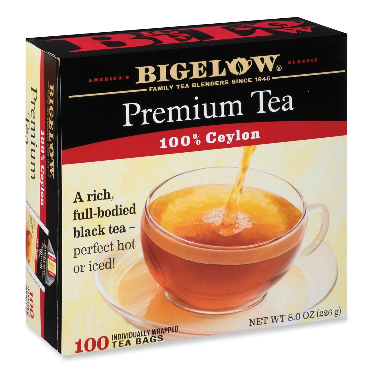 Bigelow Bigelow Premium Ceylon Black Tea 100 Bags 0.08 oz 351 — product photo