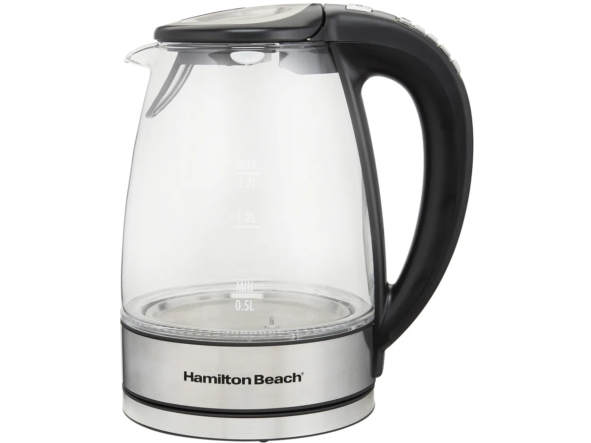 Hamilton Beach Hamilton Beach 40941RG 1.7 L Variable Temperature Glass Kettle — product photo
