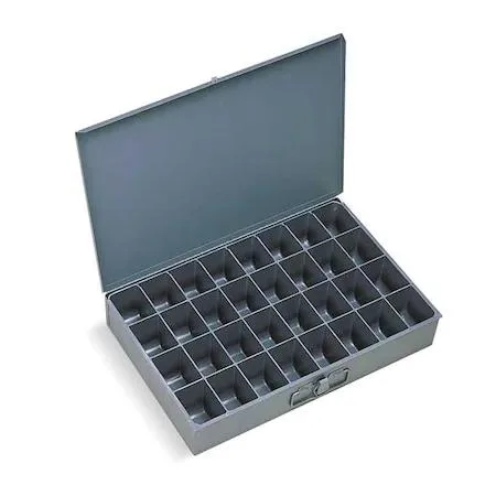 Durham Durham 107-95-D935 32-Compartment Steel Box 12 1/2x3 1/8x18 in — product photo