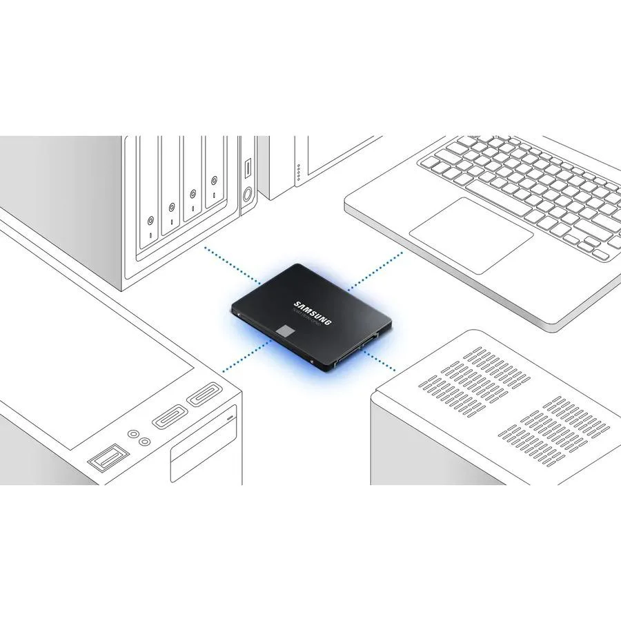 SAMSUNG SAMSUNG MZ-77E4T0E 870 EVO 4TB internal SSD — product photo