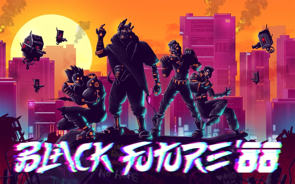 Digital Steam code card for Black Future '88 PC game