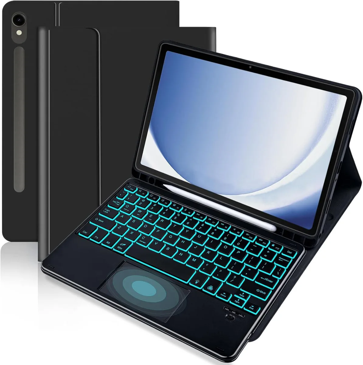 BONAEVER BONAEVER SM-X400/X406B Keyboard Case with Trackpad 7-Color Backlit — product photo