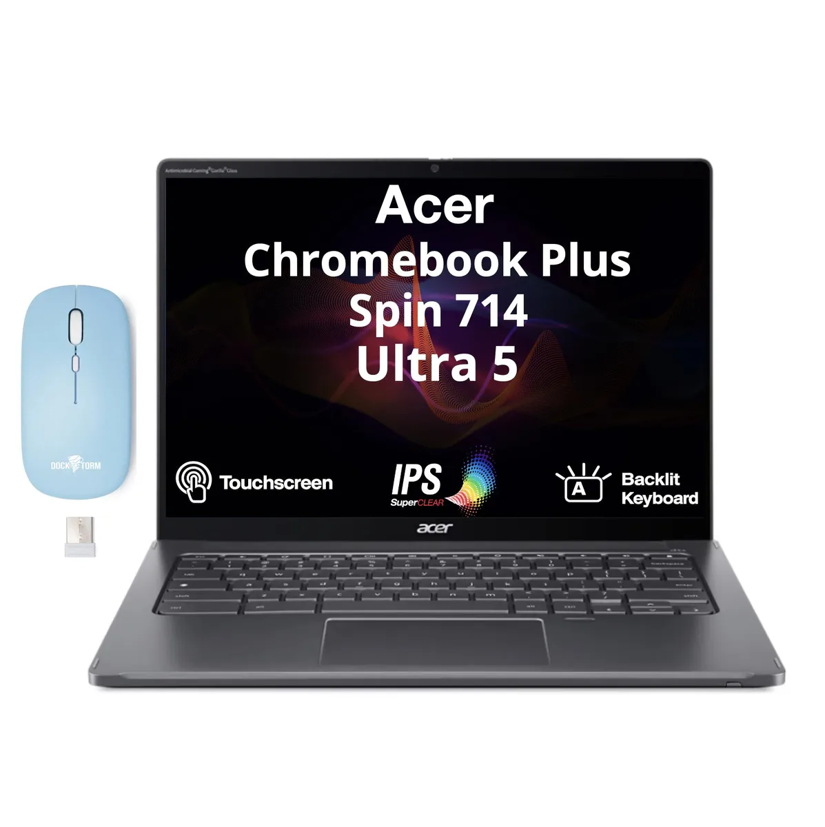 Acer America Acer Chromebook Plus Spin 714 Ultra 5 115U 8GB LPDDR5 512GB laptop — product photo