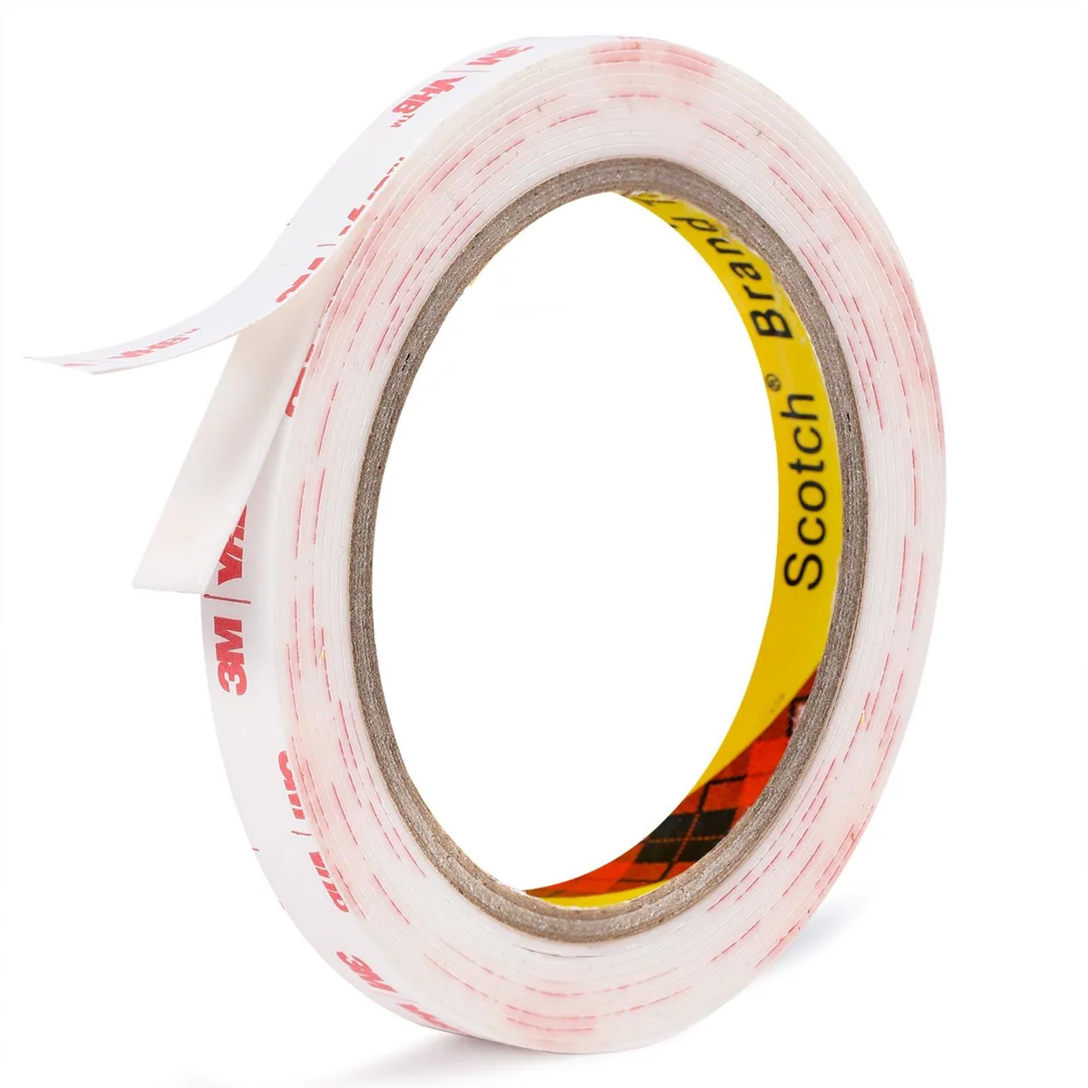  Hasaky 690c41fb Double-Sided Foam Tape 0.39in x 9.85ft White — product photo