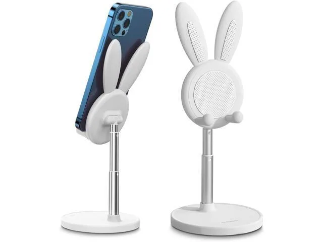 LORDWORLD LORDWORLD Adjustable Bunny Phone Stand White — product photo