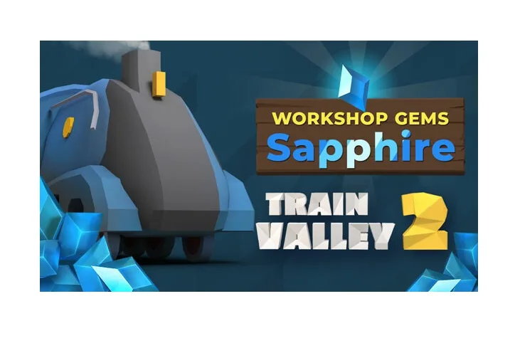 META Publishing META Publishing 76025 Train Valley 2: Workshop Gems - Sapphire DLC downloadable game — product photo