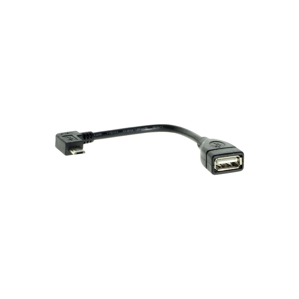 CoolGear CoolGear CG-OTG-7H USB OTG Cable 5 Inch Black — product photo