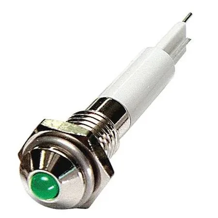Value Brand Value Brand 24M022 Raised Panel Light Green 12 V DC 6mm — product photo
