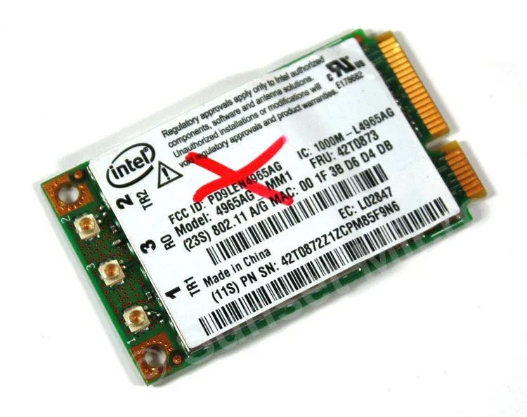 IBM IBM 42T0873 Intel 4965AG Wi-Fi adapter — product photo