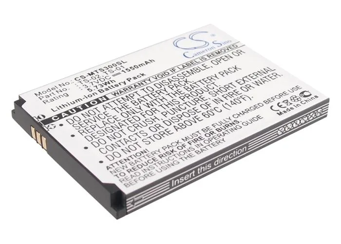 Cameron &amp; Co Cameron &amp; Co DS-CS-MTS300SL cell phone battery 3.7V 1550mAh — product photo