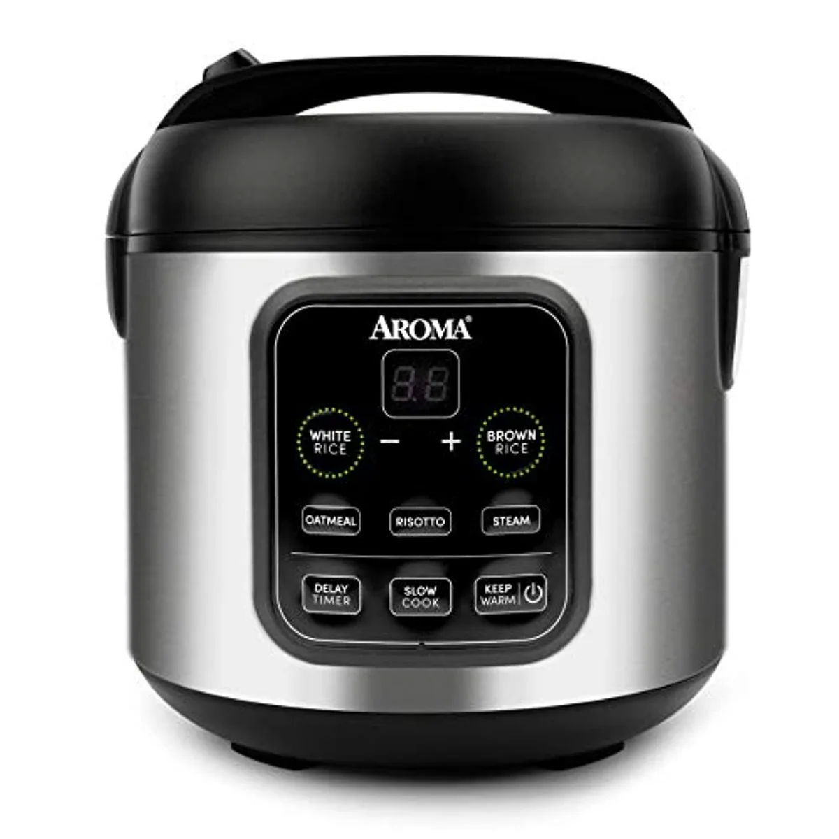 Aroma ARC-994SB rice cooker with stainless steel lid