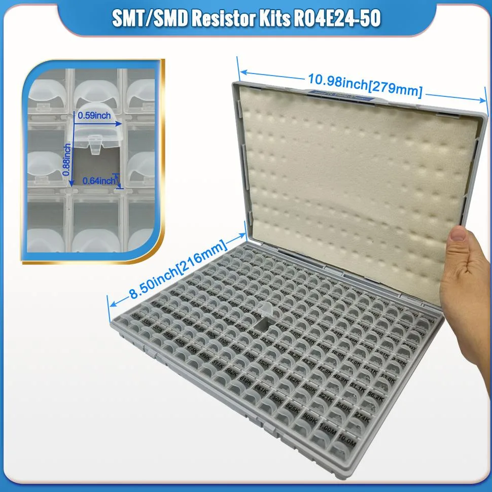 Analog Technologies Analog Technologies R06E24-50 Professional SMD Resistor Kit 0603 128 Values 50pcs — product photo