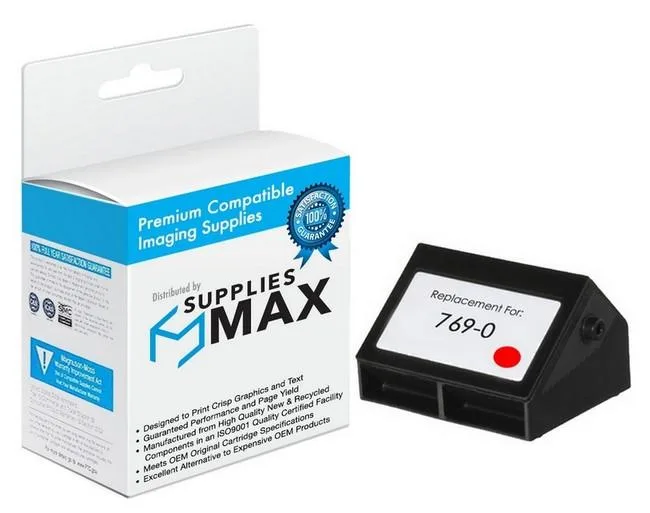 SuppliesMax SuppliesMax Compatible Inkjet Cartridge Pitney-Bowes 769-0 Red — product photo