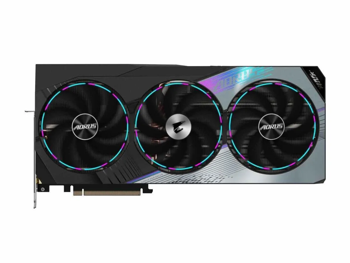 GIGABYTE GIGABYTE GV-N4080AORUS GeForce RTX 4080 16GB graphics card — product photo