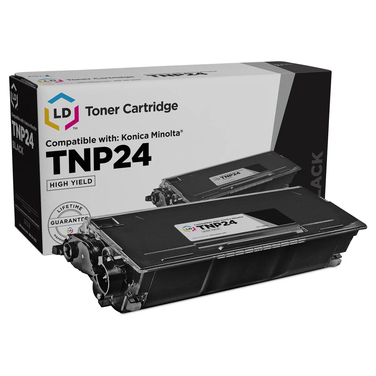 LD Products LD Products Compatible Toner Cartridge TNP-24 High Yield Black for Konica Minolta Bizhub 20 20P 20PX — product photo