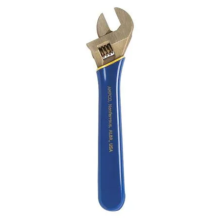 Ampco IW-71 adjustable wrench, aluminium bronze, cushioned grip