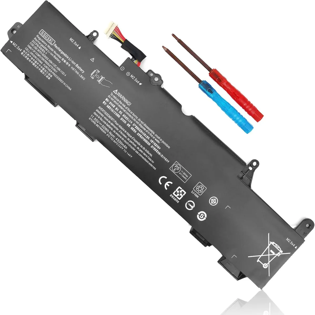 PISKEKAT PISKEKAT SS03XL 50Wh 11.55V 3-cell laptop battery — product photo