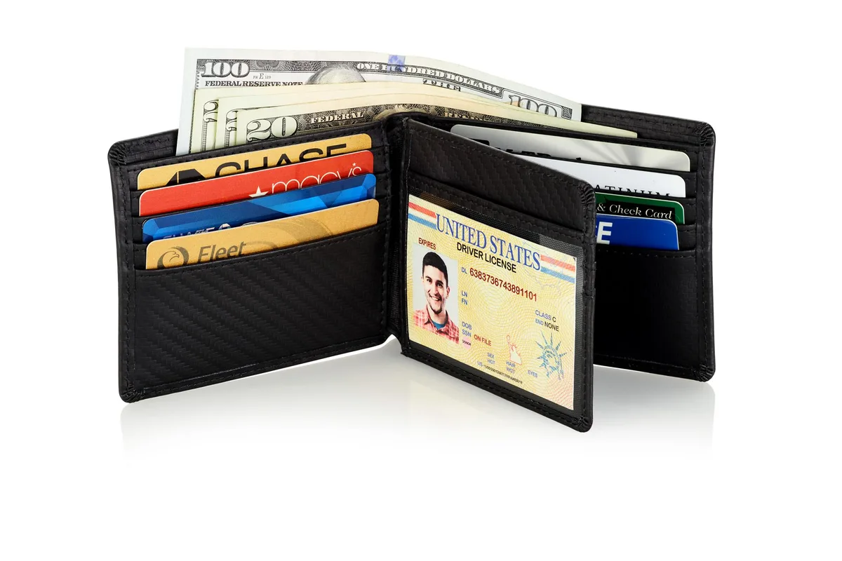 Stealth Mode Stealth Mode Leather Bifold Wallet Brown 12 Card Slots RFID Blocking — product photo