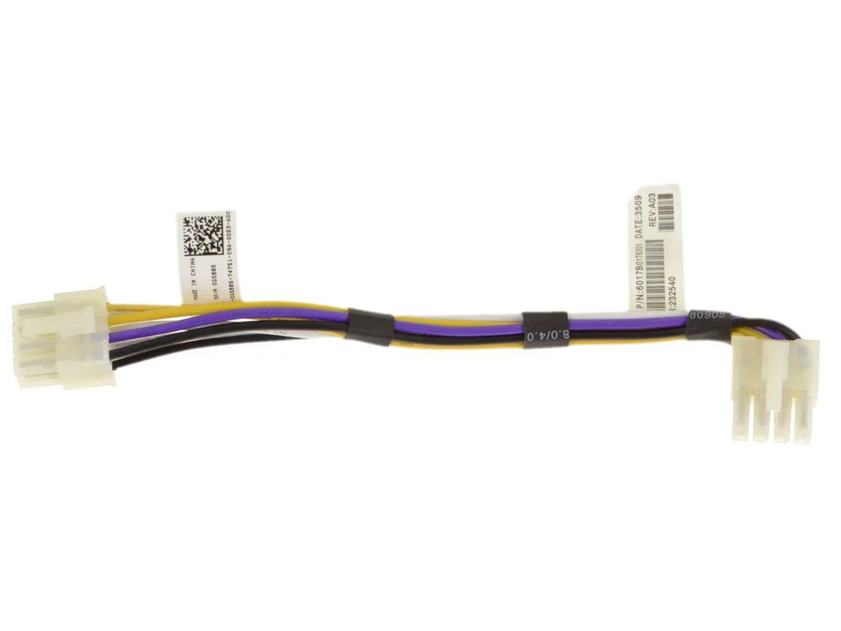 DELL DELL PowerEdge C6100 8-Pin Fan Cable G5885 — product photo