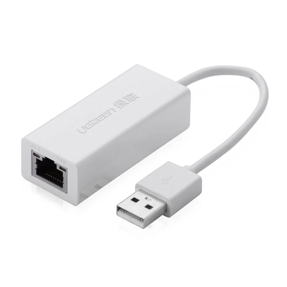 TeKit TeKit USB 2.0 to 10/100 Ethernet Adapter White 20253 — product photo