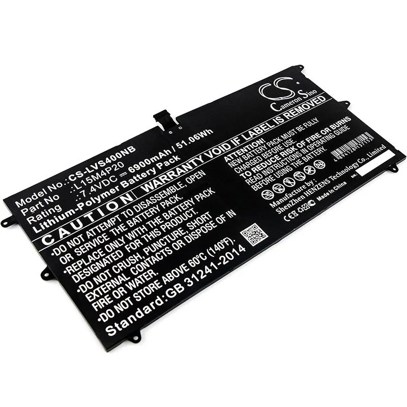 Cameron &amp; Co Cameron &amp; Co DS-CS-LVS400NB laptop battery 7.4V 6900mAh 51.06Wh Li-Polymer black — product photo