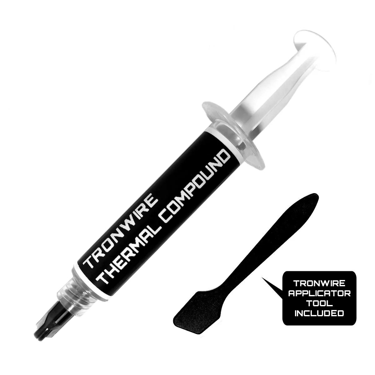 TRONWIRE TRONWIRE TX-2 thermal paste 2.0g 12.8 W/m.k syringe with applicator — product photo