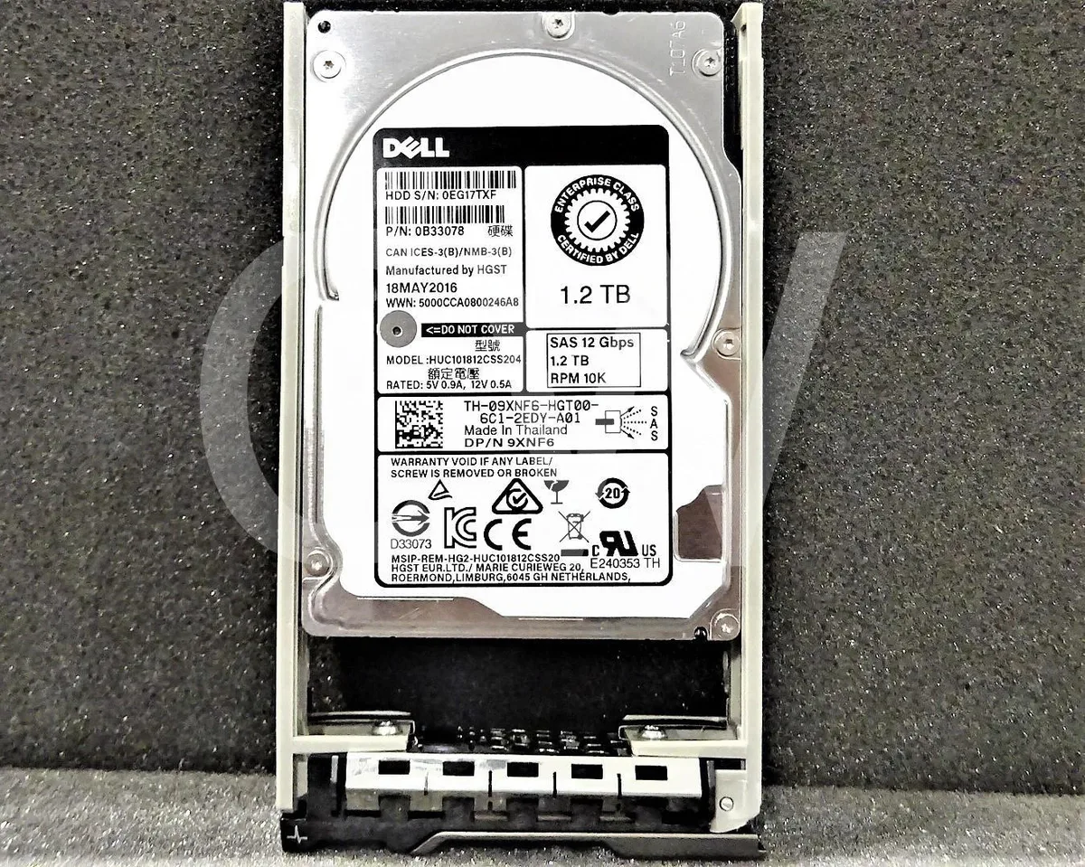 DELL DELL HUC101812CSS204 1.2TB 10000RPM SAS 2.5" internal hard drive — product photo