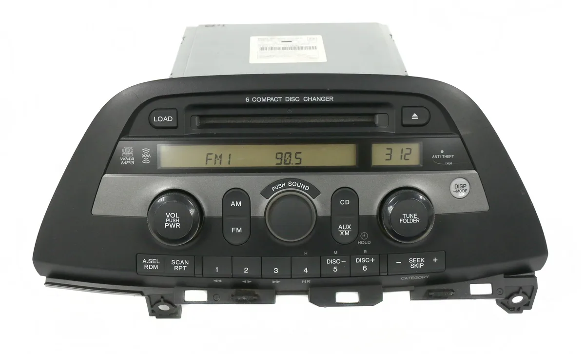 1 Factory Radio 1 Factory Radio 39100-SHJ-A410 6 Disc Receiver 2005-2010 Honda Odyssey — product photo
