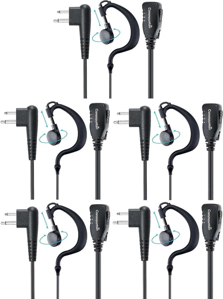 usbroway usbroway G Earhook Earpiece 5-Pack two-way radio — product photo