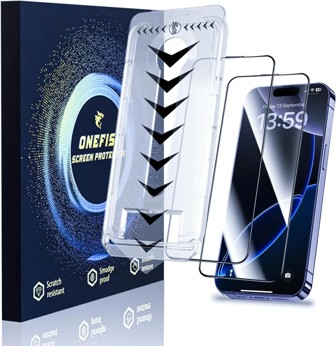 STARWELL STARWELL iPhone 14 Pro Max 6.7 inch Tempered Glass Screen Protector 2 Pack — product photo