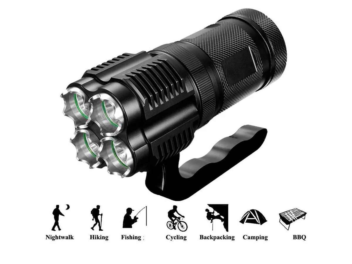 BONAEVER BONAEVER 3000 Lumens Tactical Handheld Spotlight bag — product photo