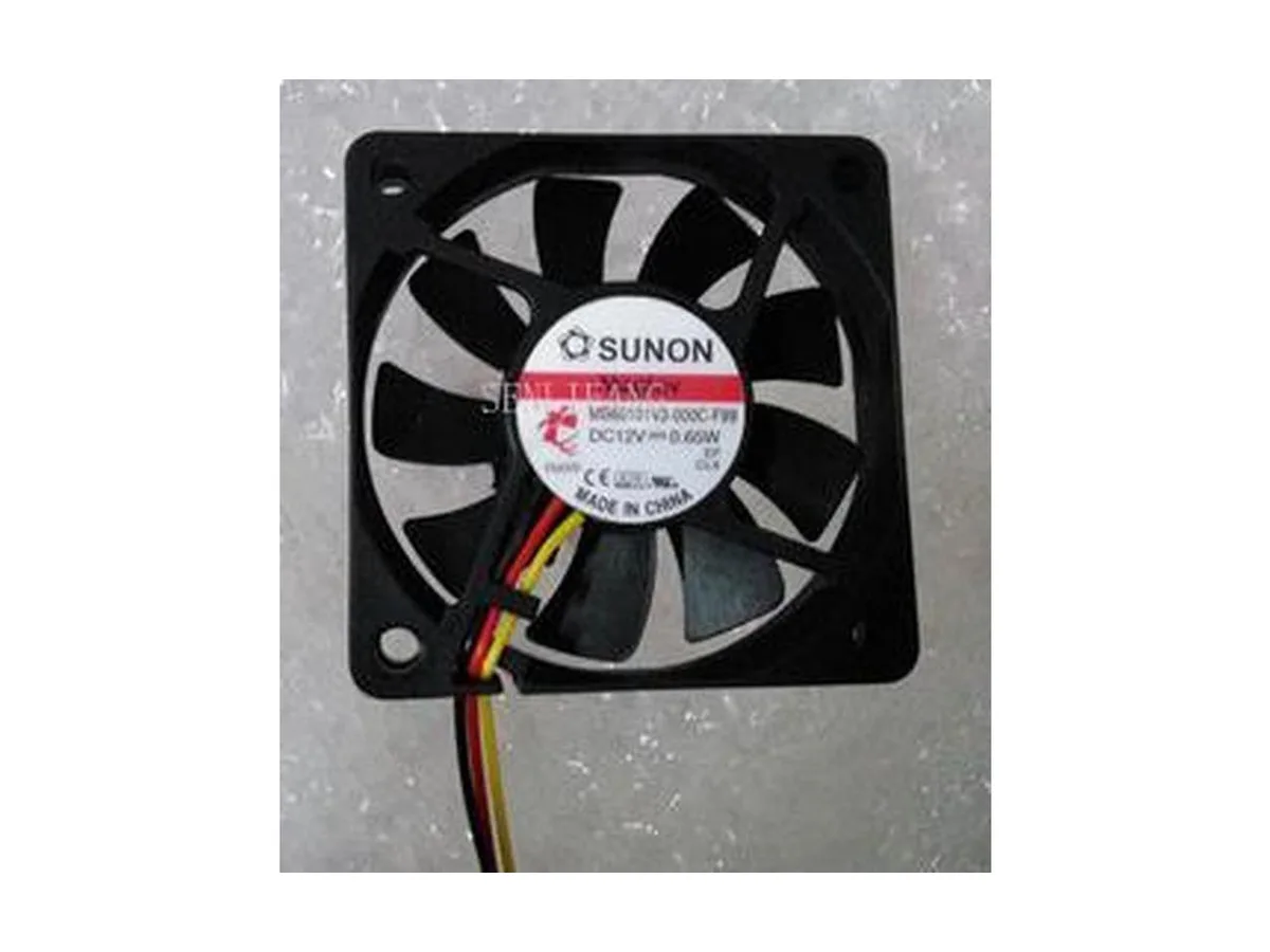 Fans Fans MB60101V3-000C-F99 60x60x10mm 12V 0.65W 3-line alarm case fan — product photo