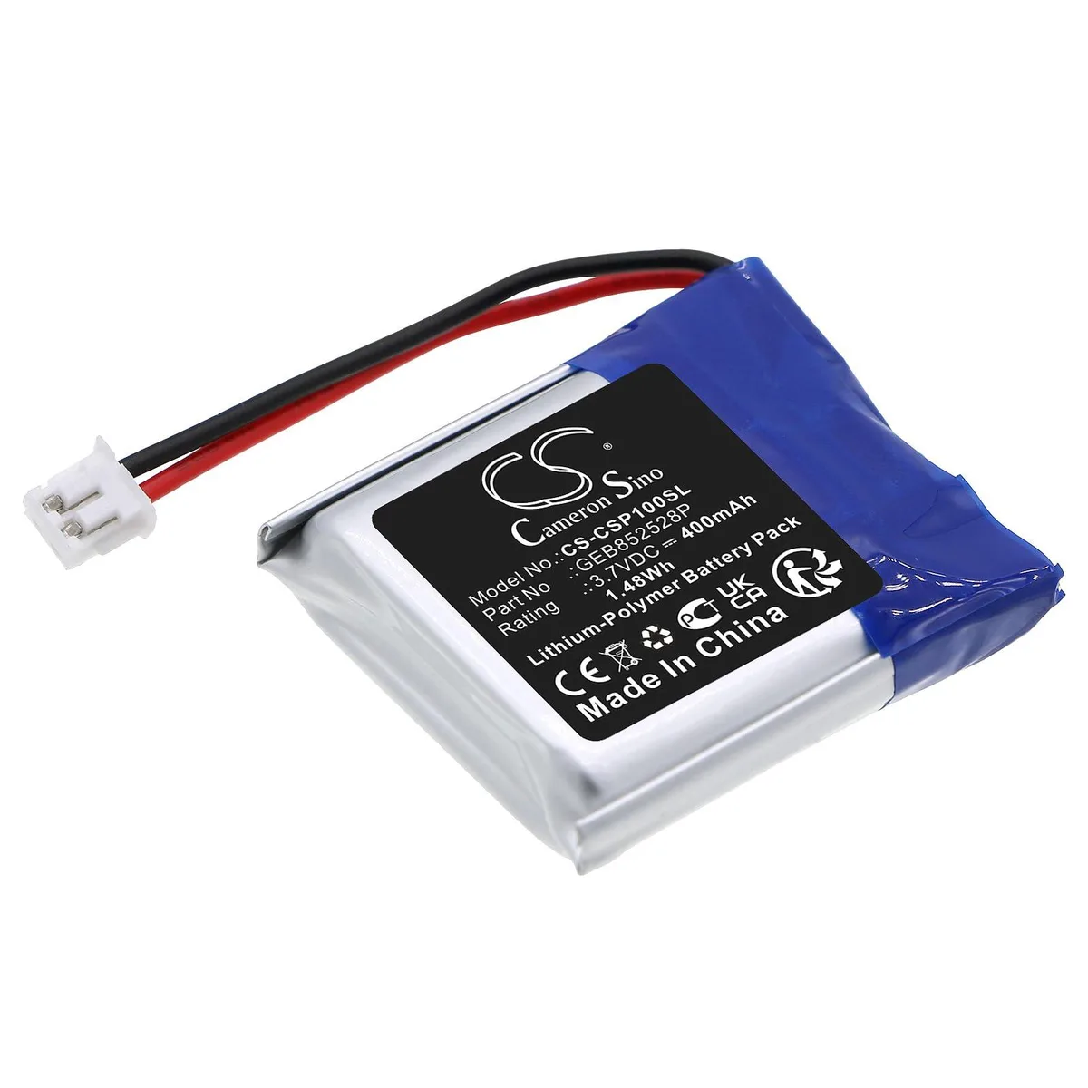  Cameron Sino Battery for Conversor Pro Receiver Transmitter GEB852528P 800mAh 3.60V — product photo