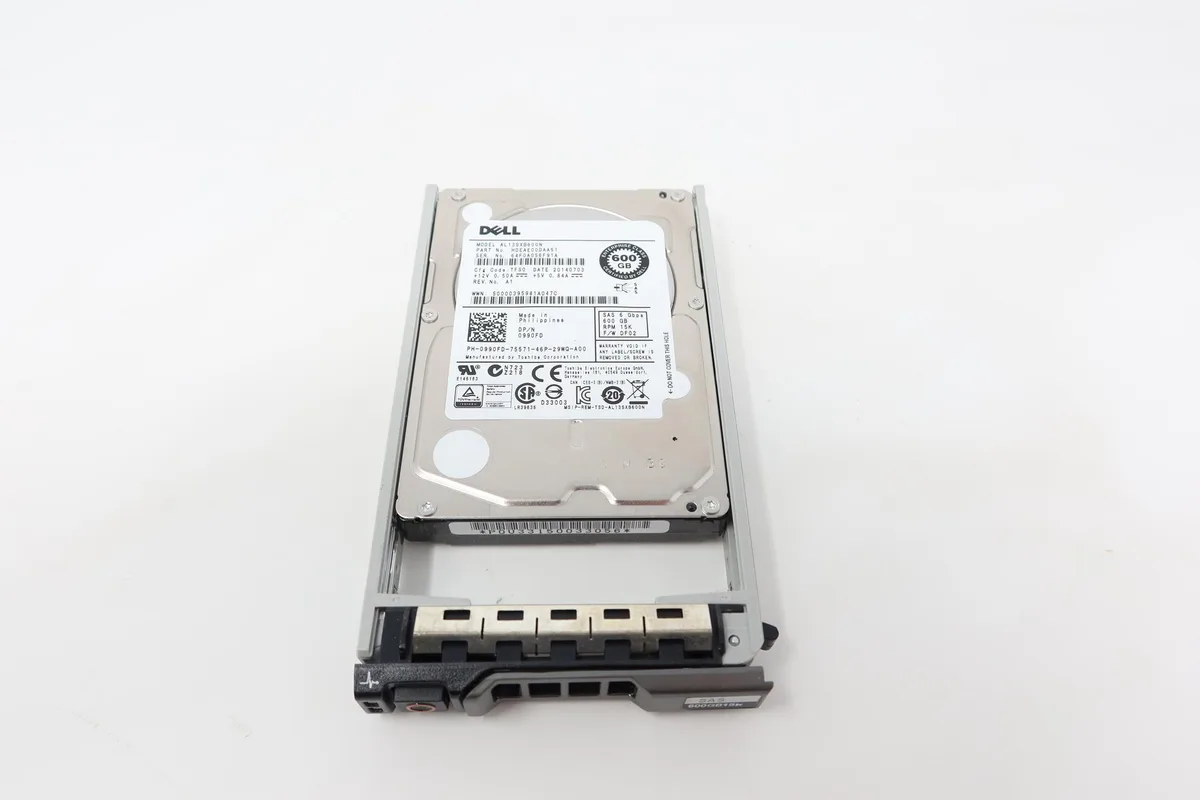 DELL DELL HDEAE00DAA51 600GB 2.5" SFF SAS 15000 RPM 0990FD internal hard drive — product photo