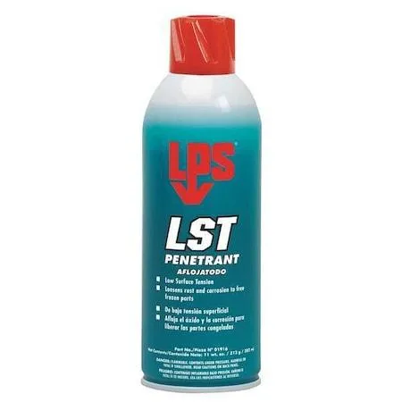 16 oz aerosol can with red and white LPS branding