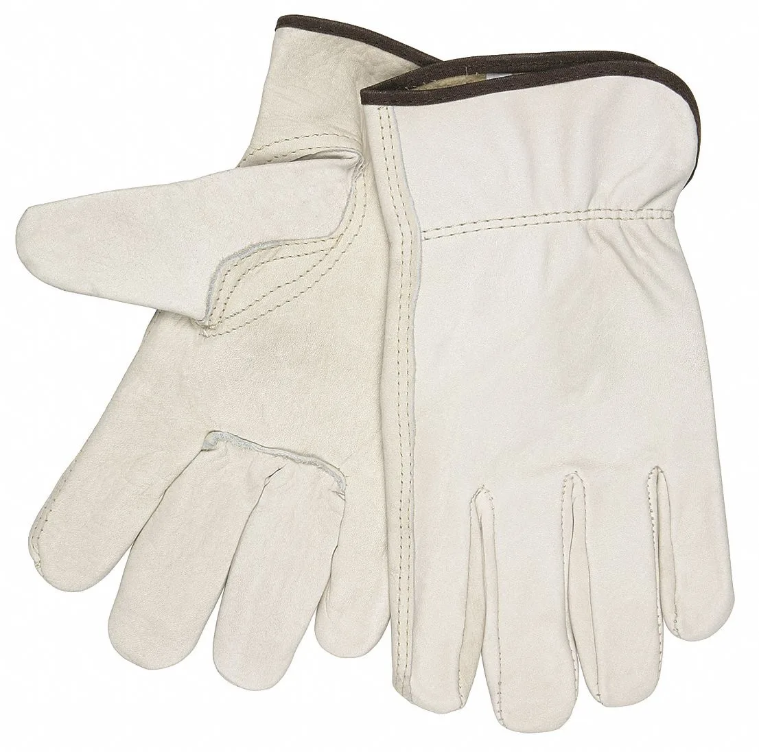 Memphis Memphis 3211L Leather Drivers Gloves Premium Grade Shirred personal protective equipment — product photo