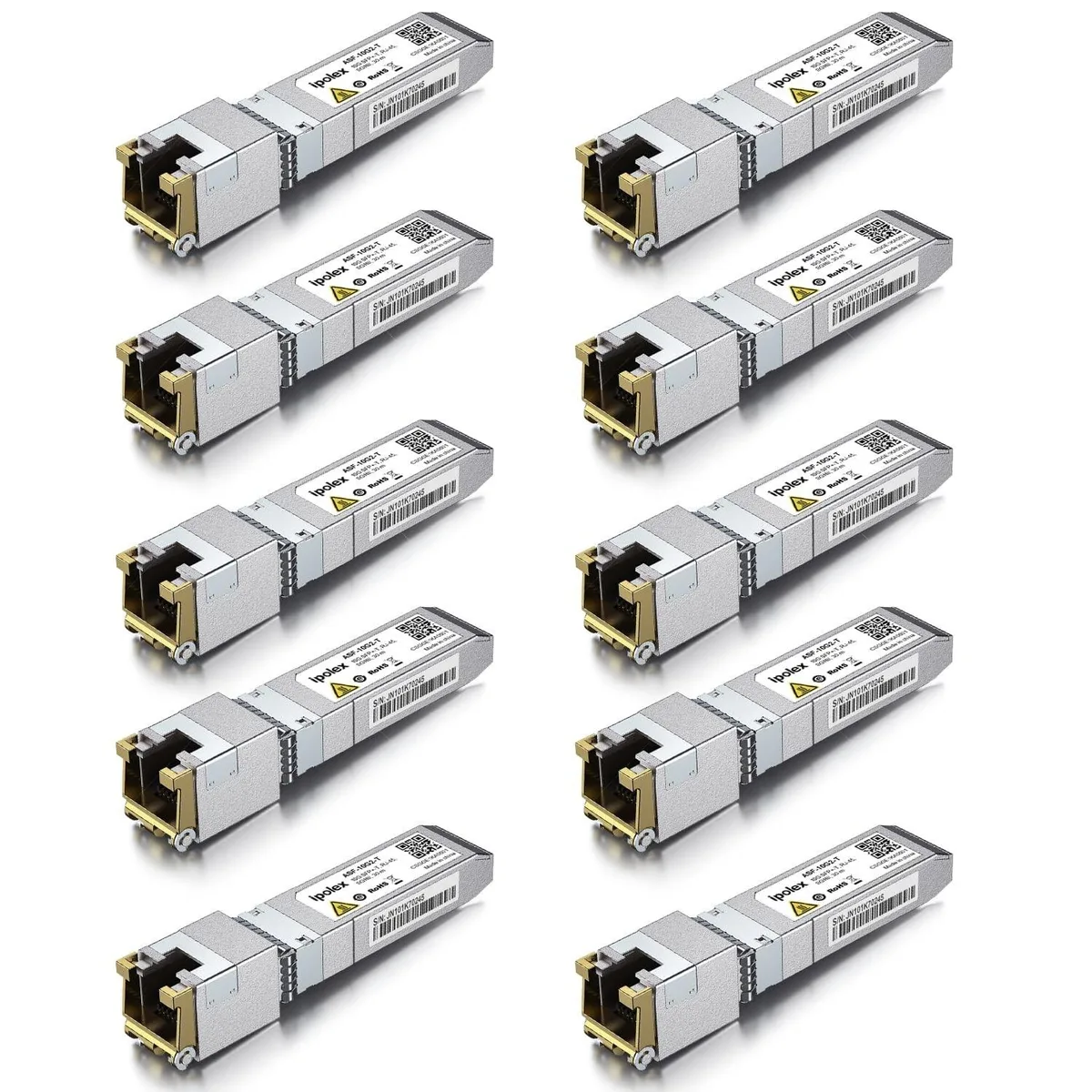 Barrow Mods Barrow Mods 10Gb SFP+ to RJ45 Module 10 Pack 2 in 1 Accessories — product photo