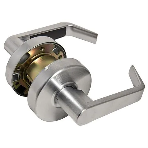 Em-D-Kay Padlocks Em-D-Kay Padlocks TSSL20026 Satin Chrome US26D Passage Lever Lockset Grade 2 2-3/4" Backset — product photo