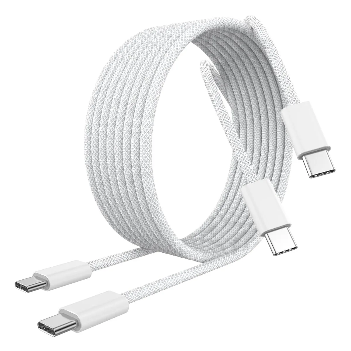Apple 6 ft USB-C to Lightning Cable 2-Pack White MFi 480 Mbps — product photo