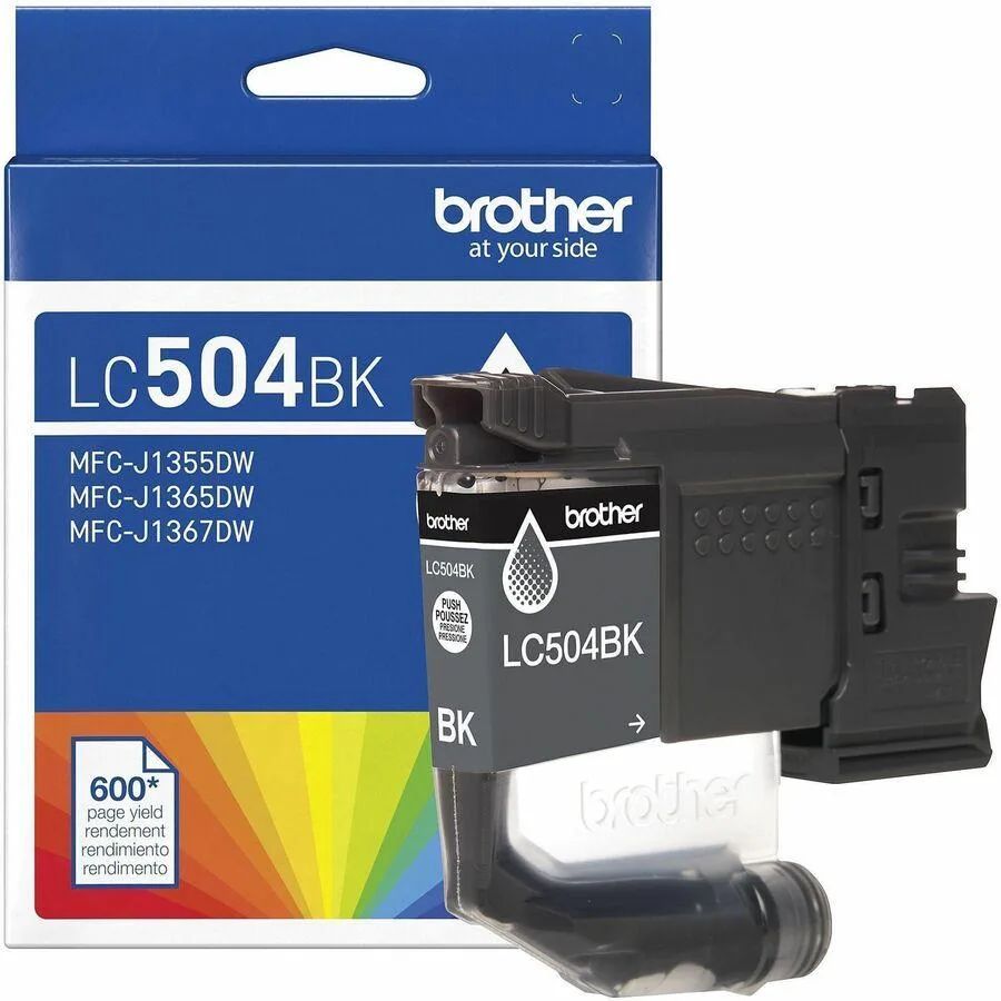 Brother Brother LC504BK Standard Yield Black Ink Cartridge — product photo