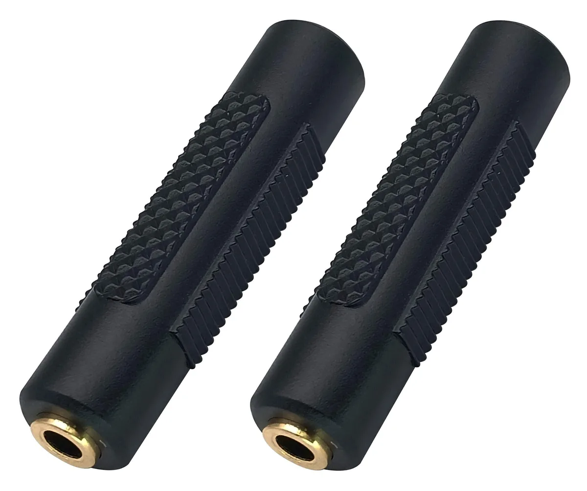 BUCIER BUCIER 3.5 mm 4-Pole Female-Female Audio Adapter 2-Pack — product photo