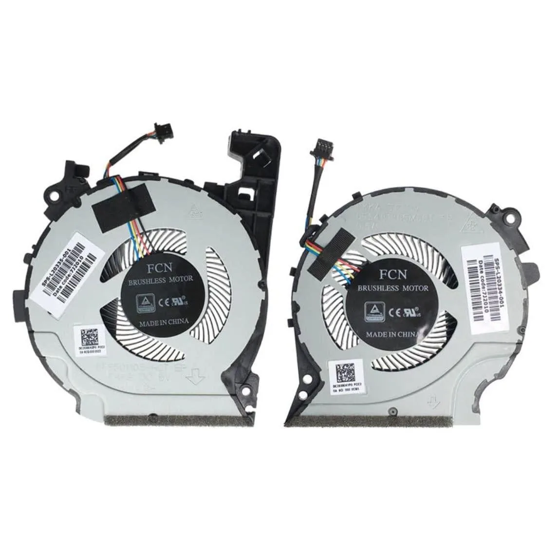 Vszerda Vszerda CPU GPU Cooling Fan HP Pavilion 15-cx L20335-001 L20334-001 — product photo