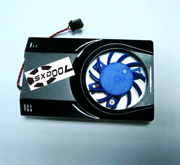 SXDOOL SXDOOL Graphics Cooler 8.2 cm 5.2 cm 1.2 cm 4.3 cm HD7470 HD7450 HD3470 HD5450 6450 R5 340X — product photo